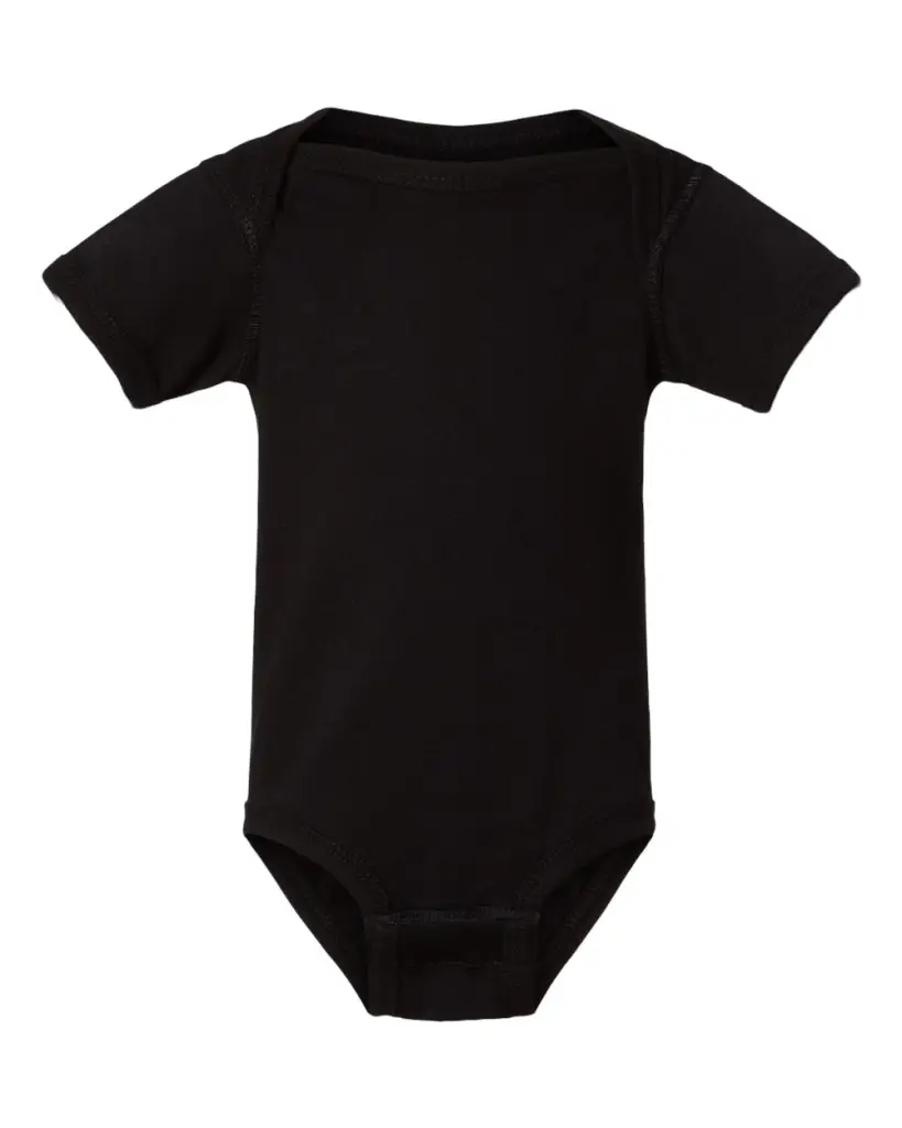 Baby Bodysuit Short, Black