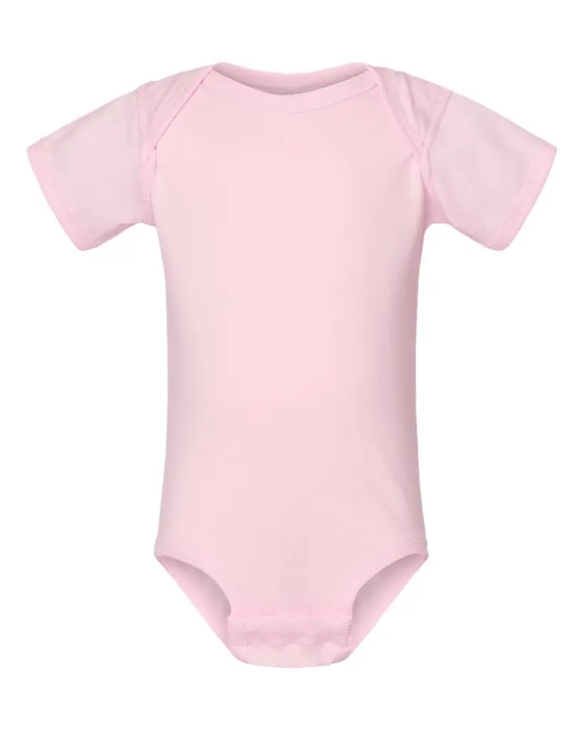 Baby Bodysuit Short, Pink