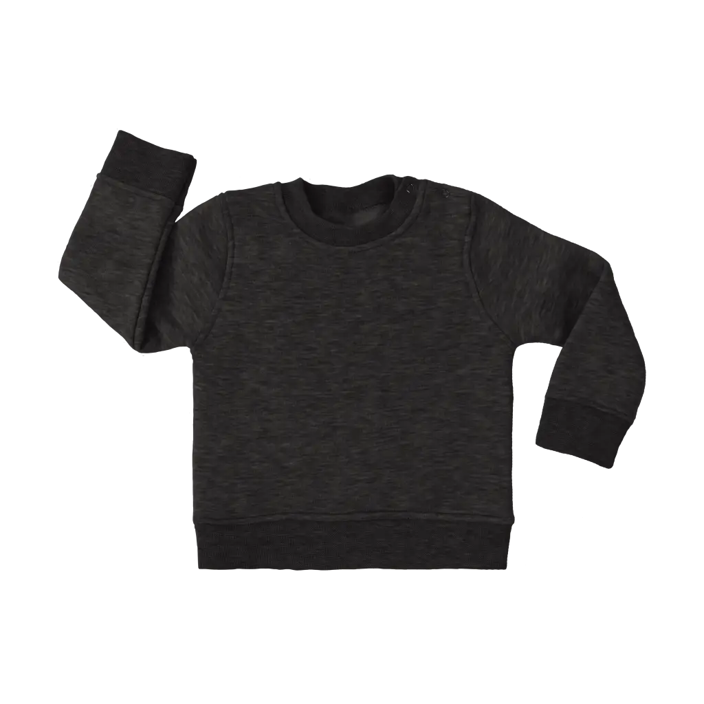 Baby Sweatshirt, Dark Grey Heather