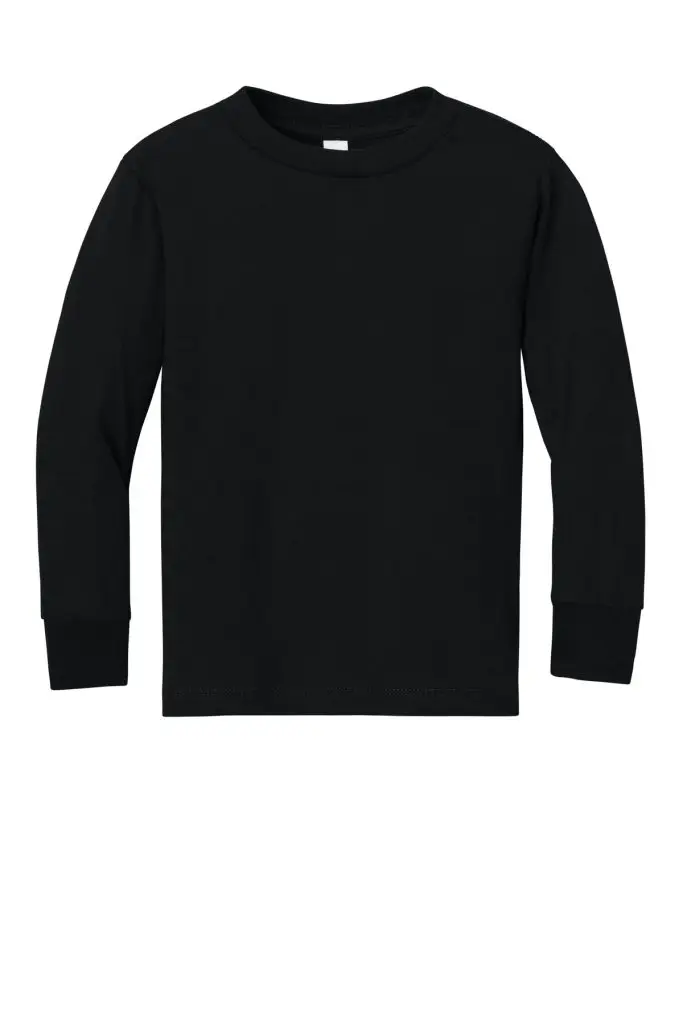 Bella+Canvas Toddler Long Sleeve, Black