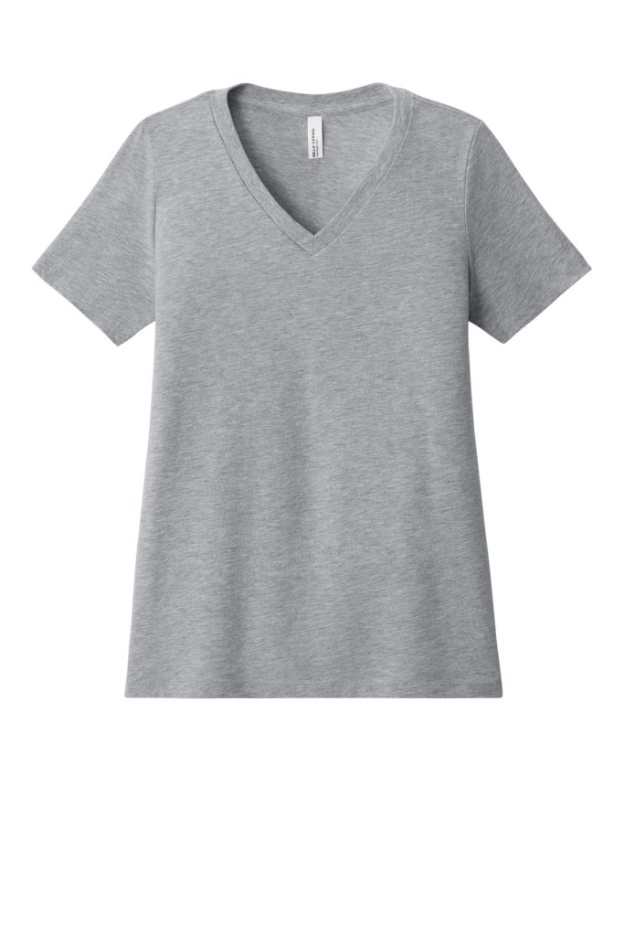 Bella+Canvas Women V-Neck, Athletic Heather