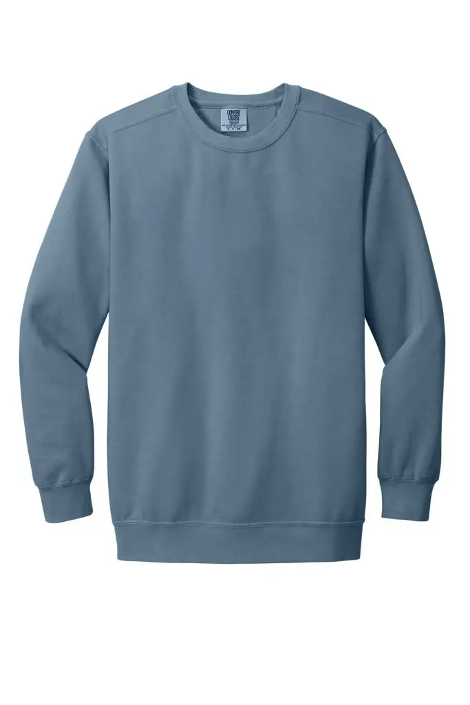 Comfort Colors Unisex Sweatshirt, Blue Jean