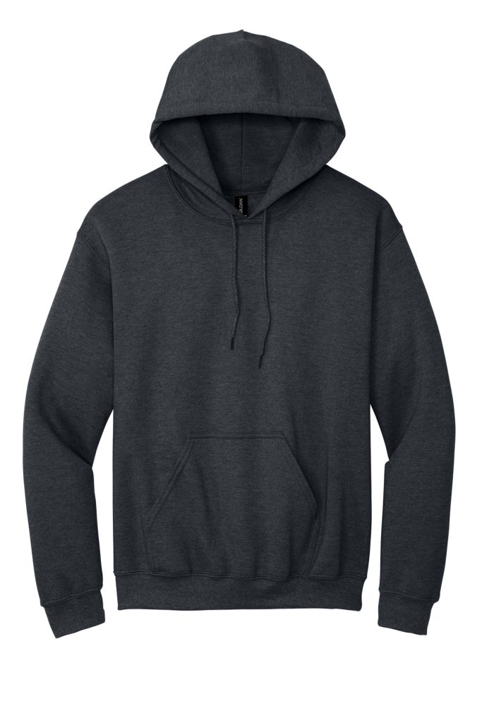 Gildan Hoodie, Dark Heather