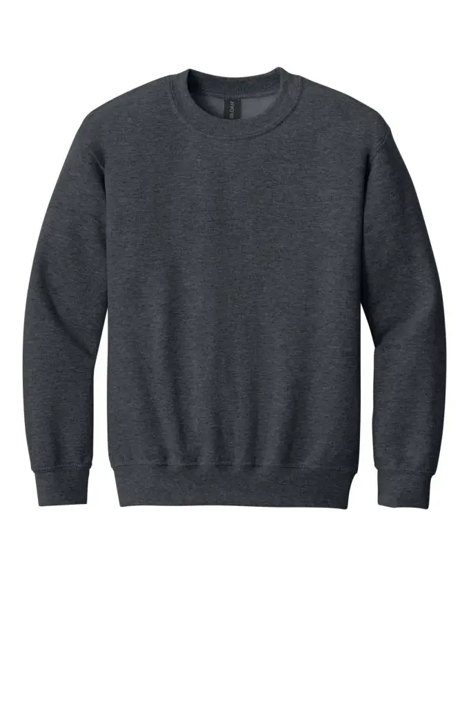 Gildan Youth Sweatshirt, Dark Heather