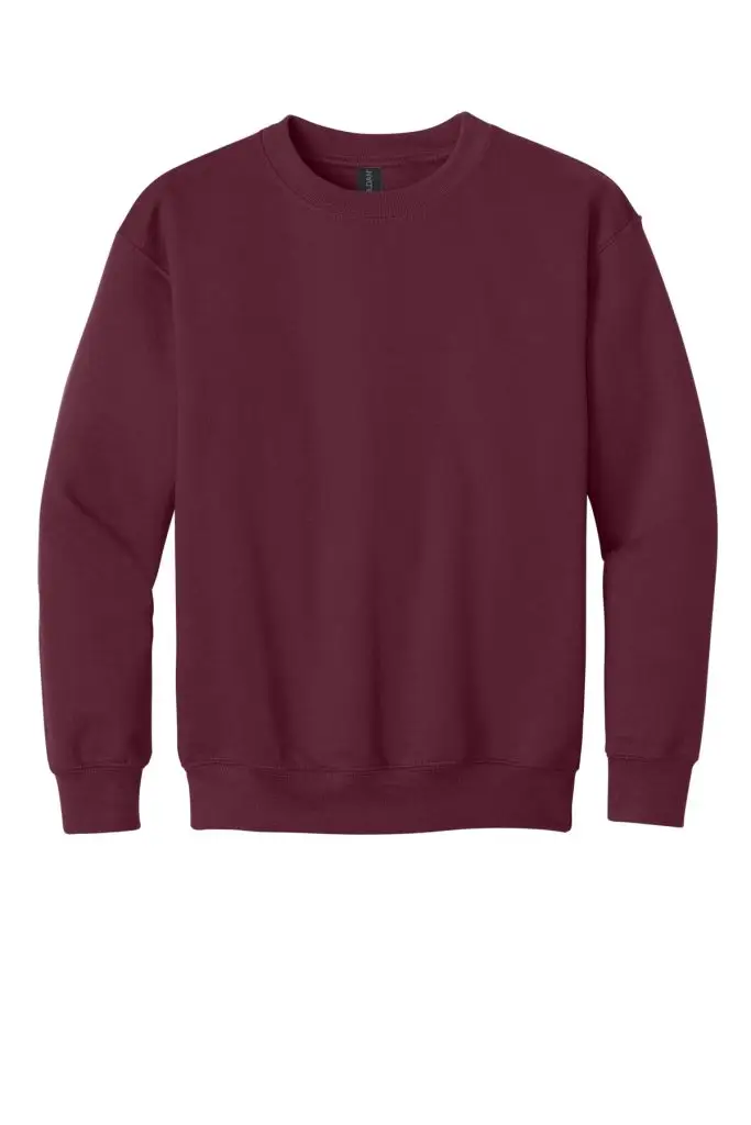 Gildan Youth Sweatshirt, Maroon