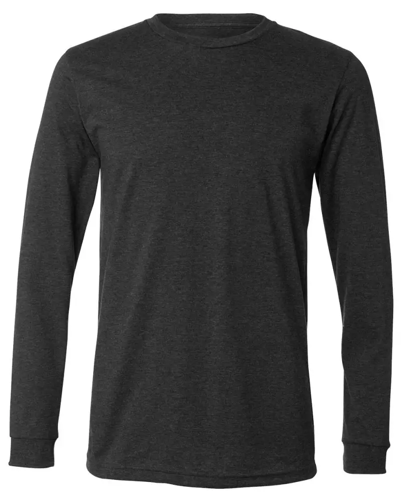 Unisex Long Sleeve, Heather Dark Grey